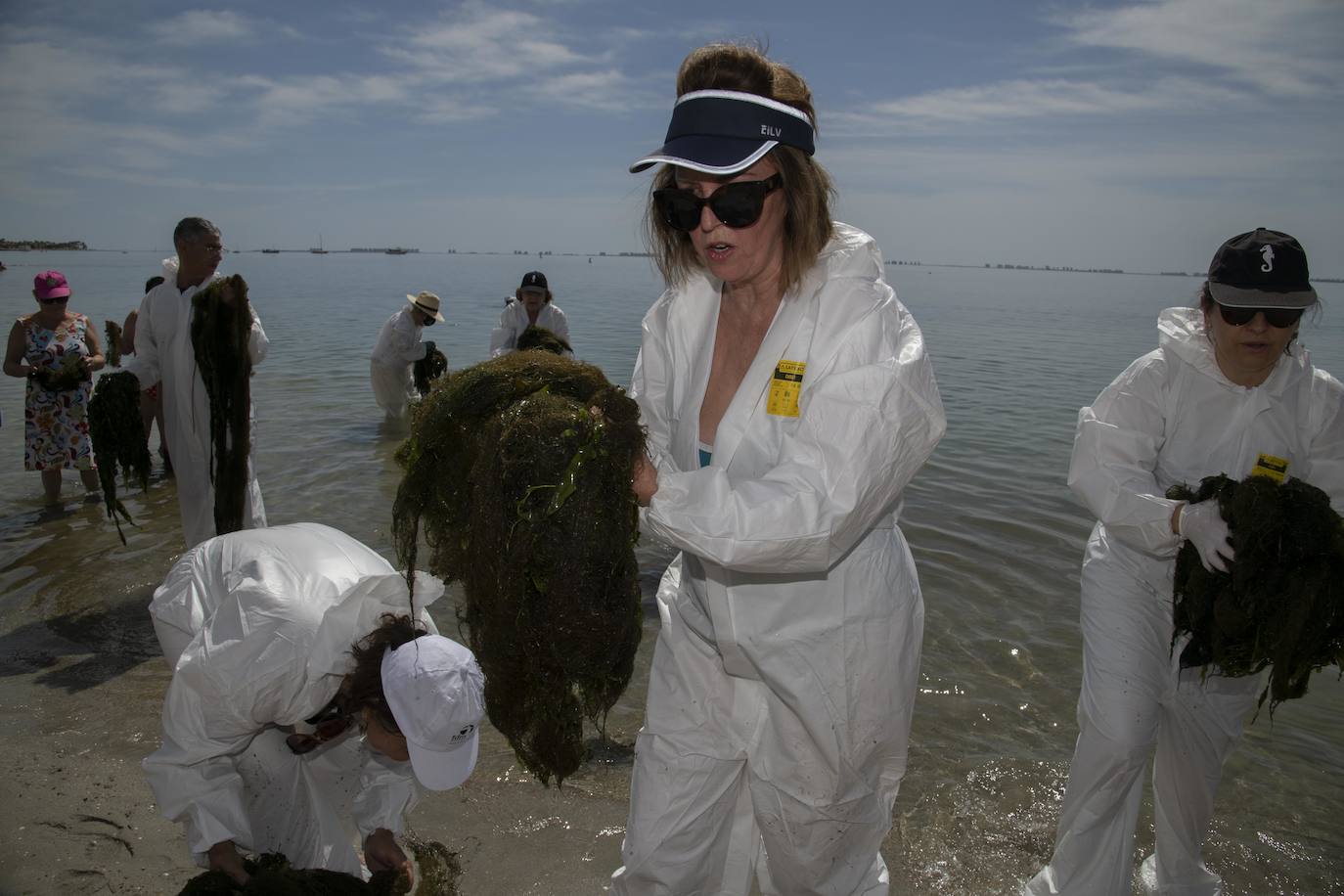 Fotos: Los actos simbólicos de protesta en el Mar Menor por el Día Mundial del Medio Ambiente