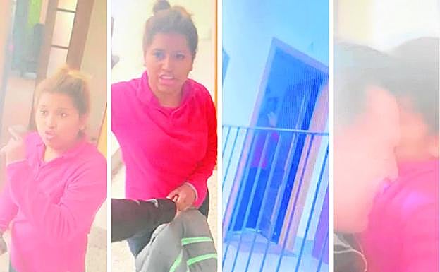 En la grabación que la víctima realizó con su móvil minutos antes del crimen se observa a Sofía E. R. tratando de impedir que se marche de la vivienda. Agarra a su esposo de la mochila para evitar que abandone el edificio y, más tarde, se mete en la vivienda afirmando que va a autolesionarse. En ese momento se inicia un forcejeo entre ellos que finalizó con la muerte de él.