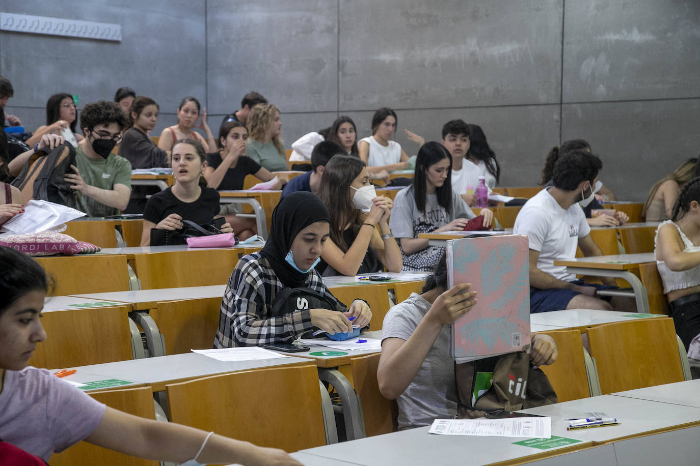 Fotos: Las pruebas de la Ebau en la Región de Murcia, en imágenes