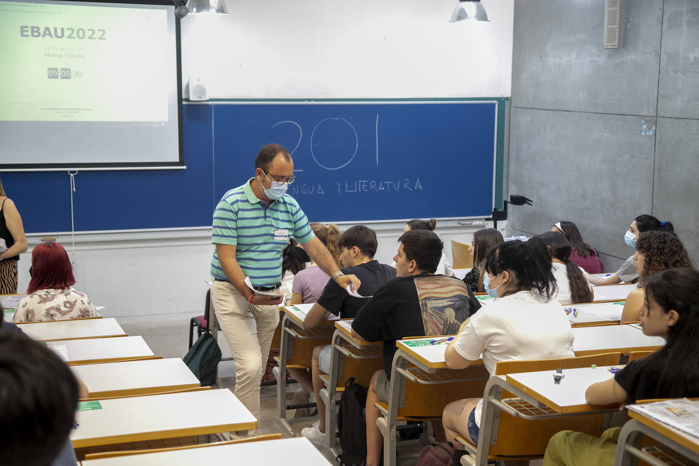 Fotos: Las pruebas de la Ebau en la Región de Murcia, en imágenes