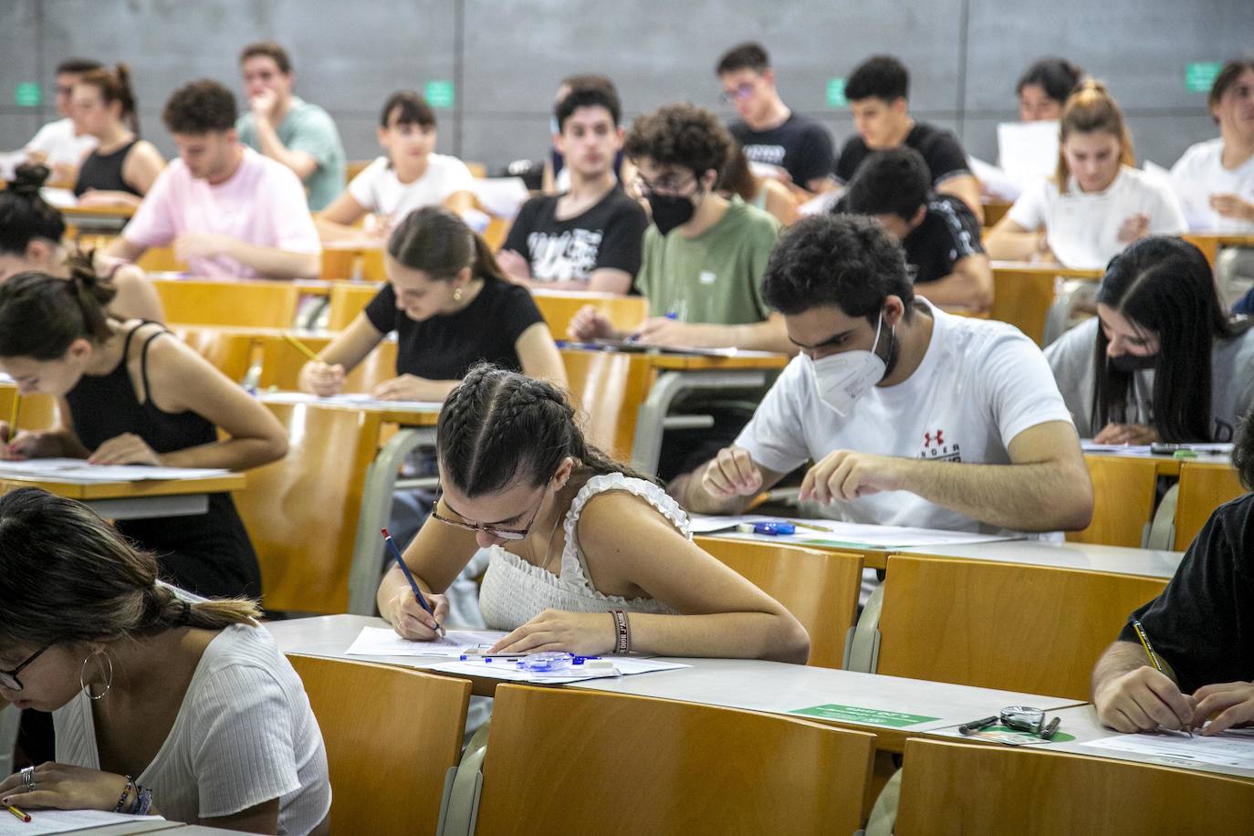 Fotos: Las pruebas de la Ebau en la Región de Murcia, en imágenes