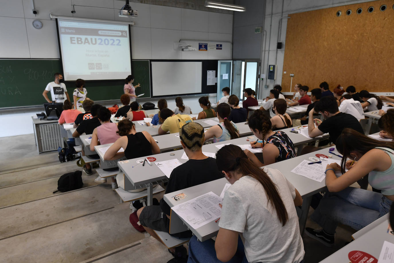Fotos: Las pruebas de la Ebau en la Región de Murcia, en imágenes