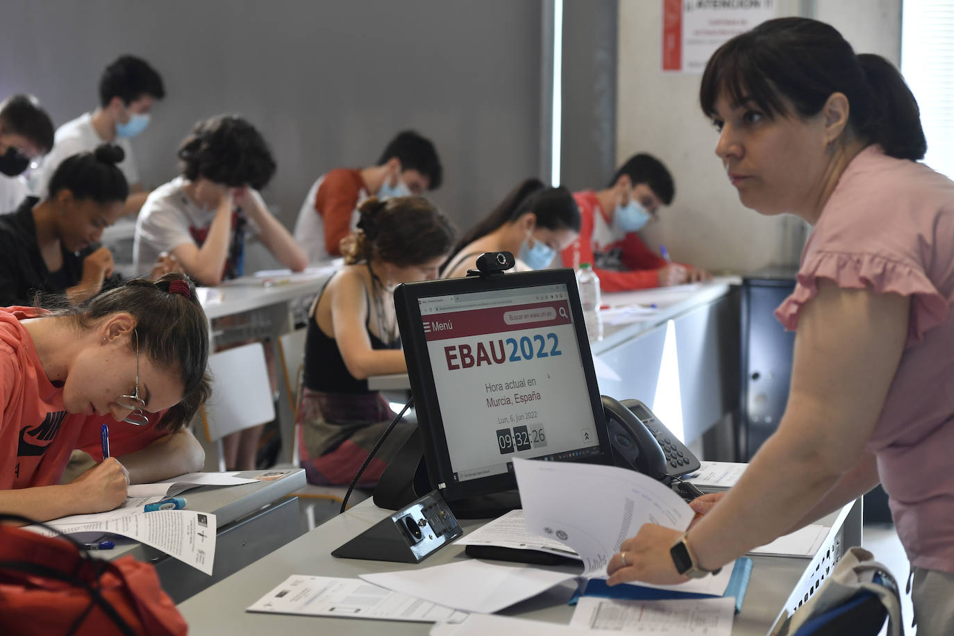 Fotos: Las pruebas de la Ebau en la Región de Murcia, en imágenes