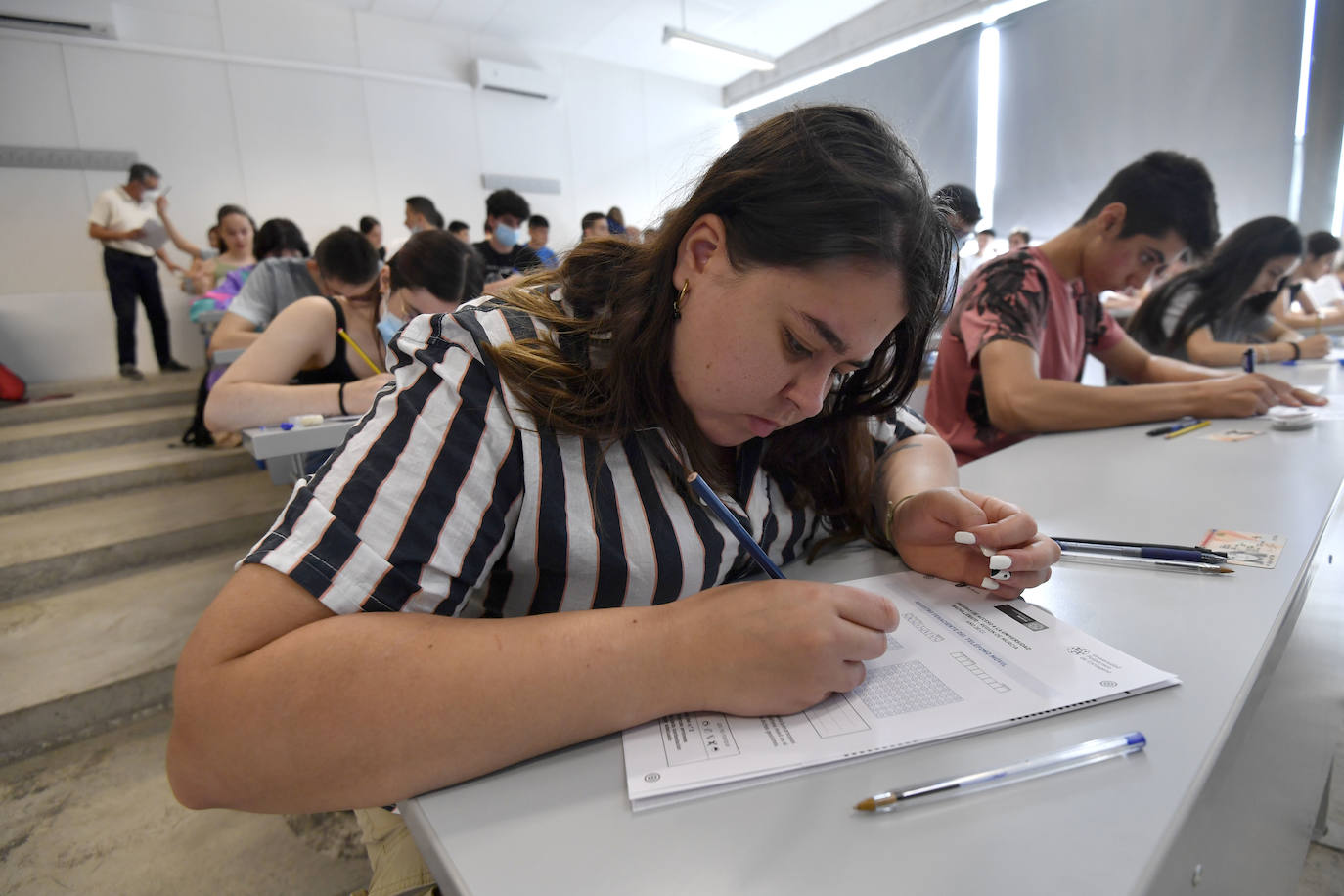 Fotos: Las pruebas de la Ebau en la Región de Murcia, en imágenes