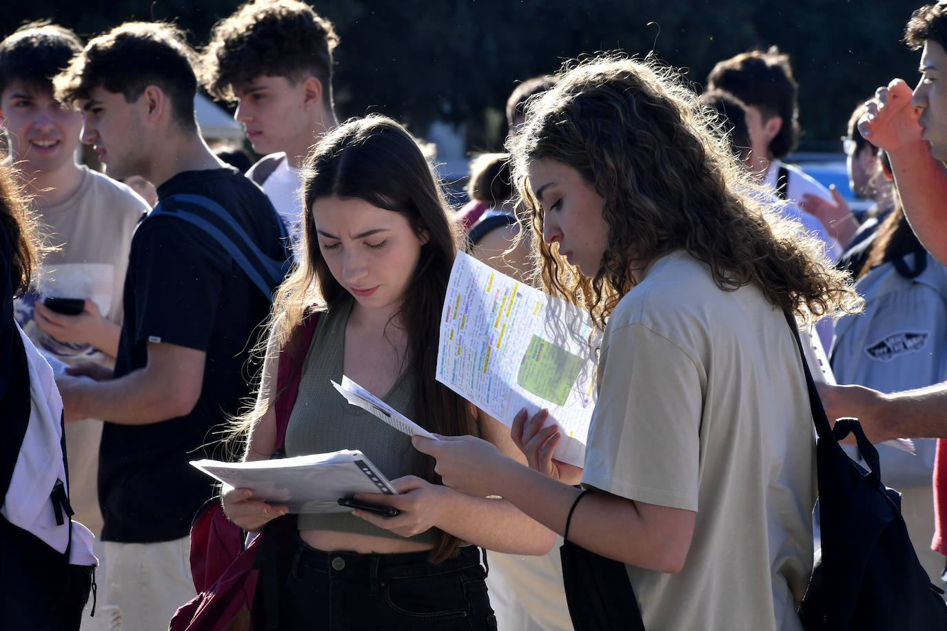 Fotos: Las pruebas de la Ebau en la Región de Murcia, en imágenes