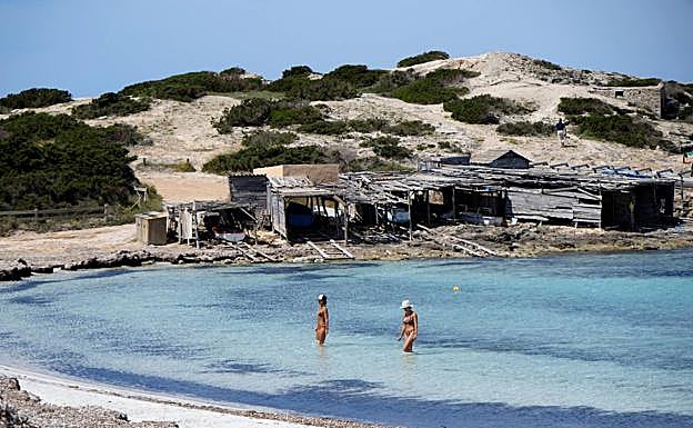 La playa de Ses Illetes, en Formentera.