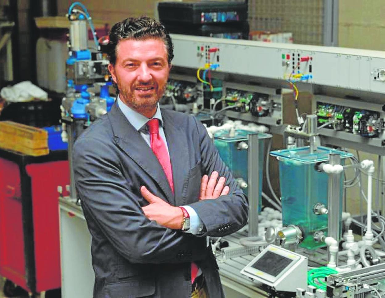 Alfonso Hernández Zapata, en la sede de la patronal del metal.