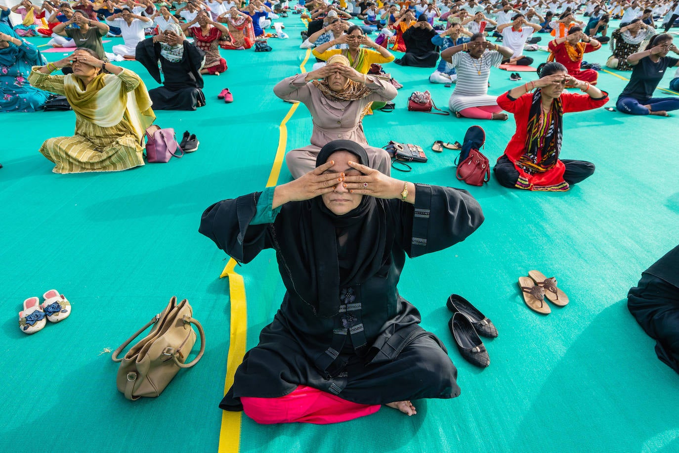 Fotos: La fiesta mundial del yoga