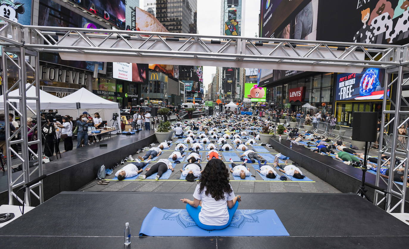 Fotos: La fiesta mundial del yoga