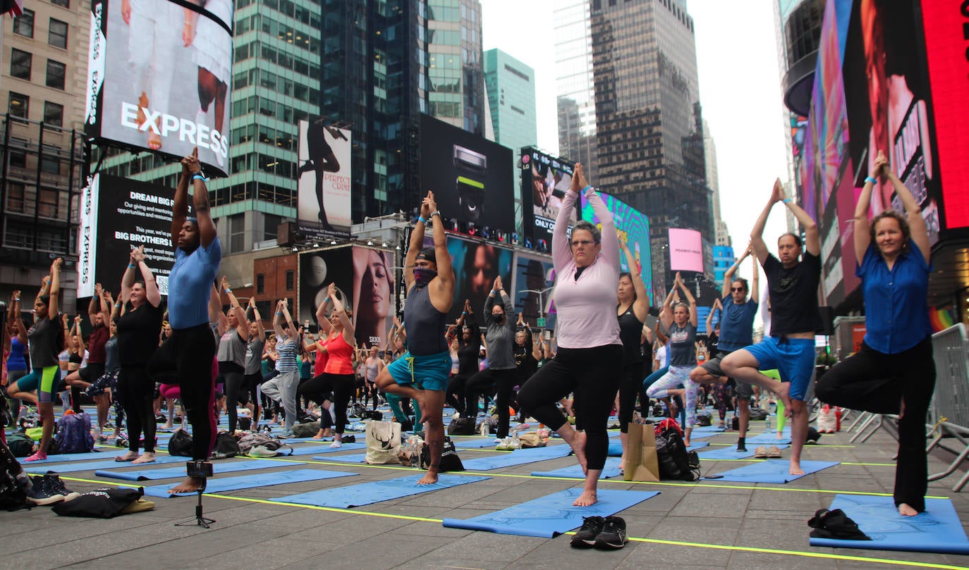 Fotos: La fiesta mundial del yoga