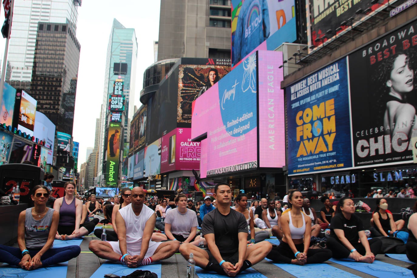 Fotos: La fiesta mundial del yoga