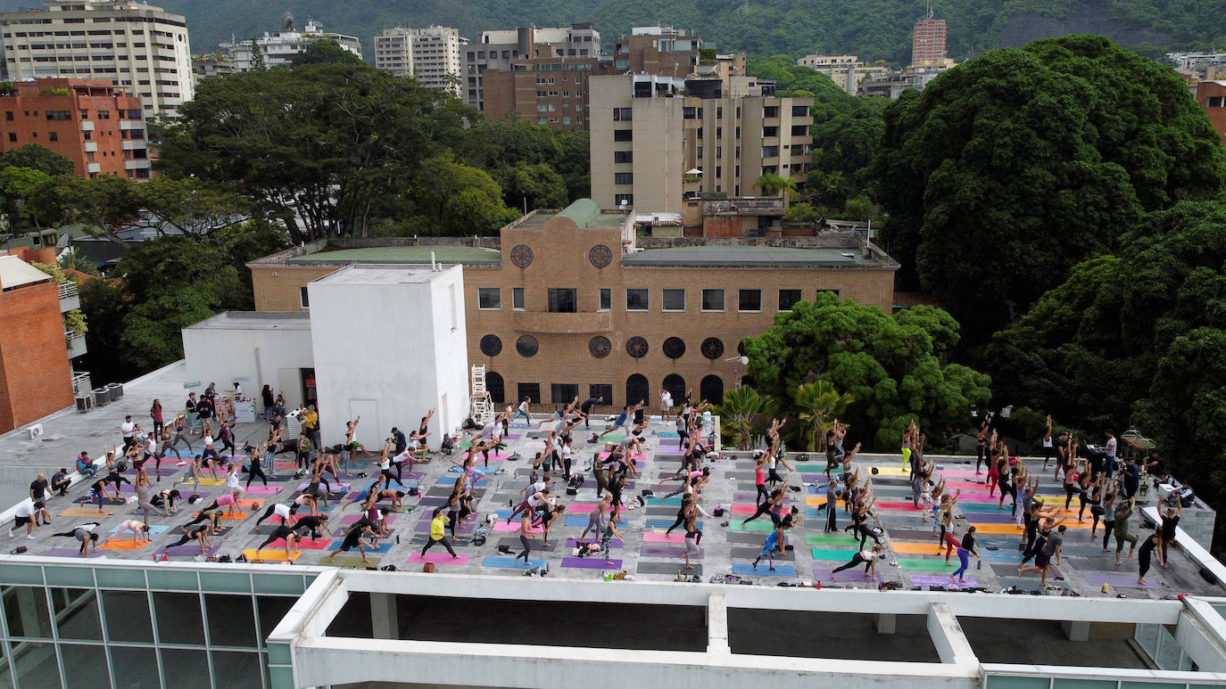 Fotos: La fiesta mundial del yoga