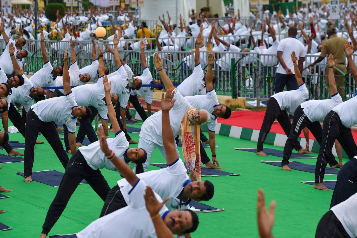 Fotos: La fiesta mundial del yoga