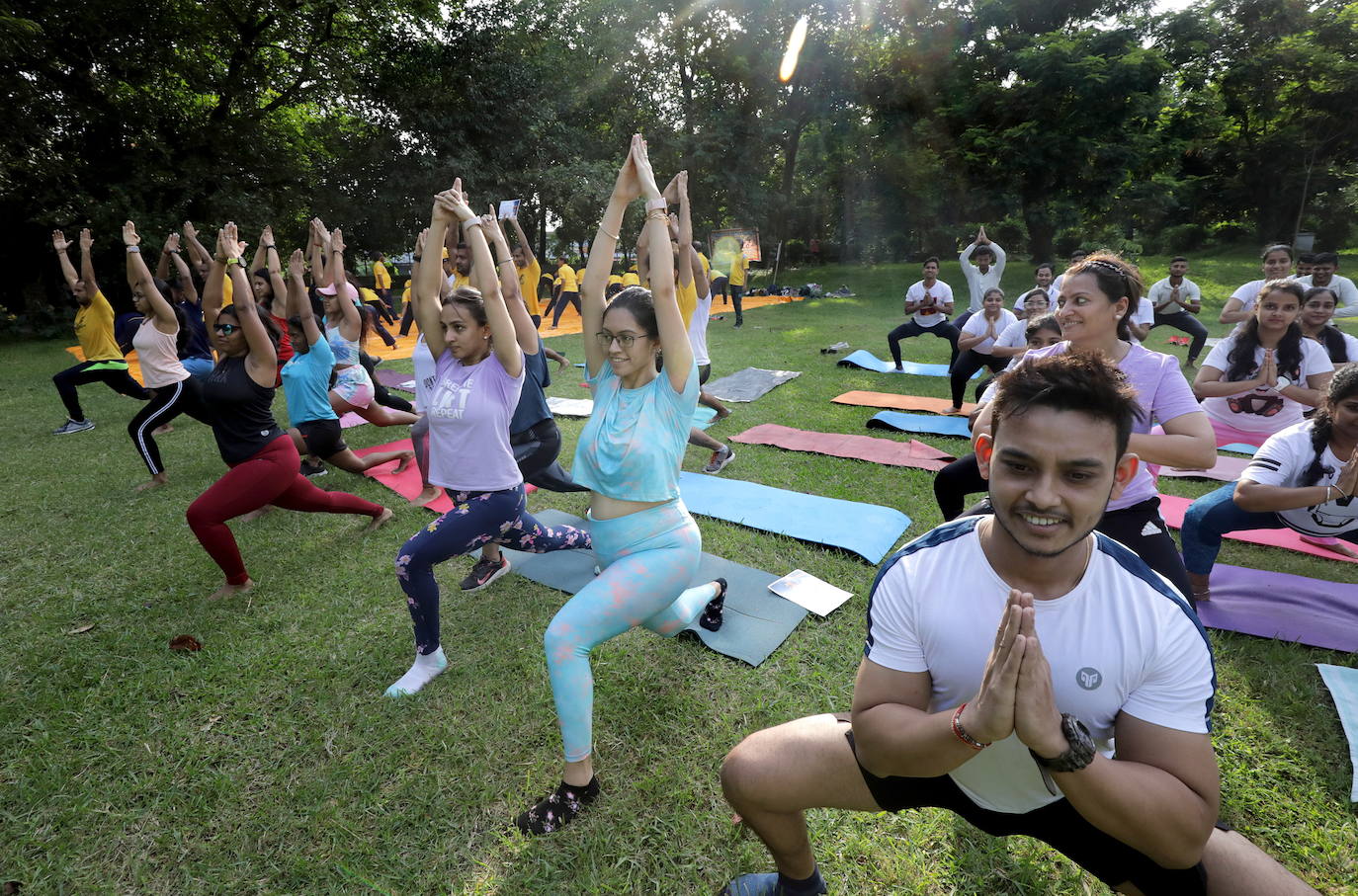 Fotos: La fiesta mundial del yoga