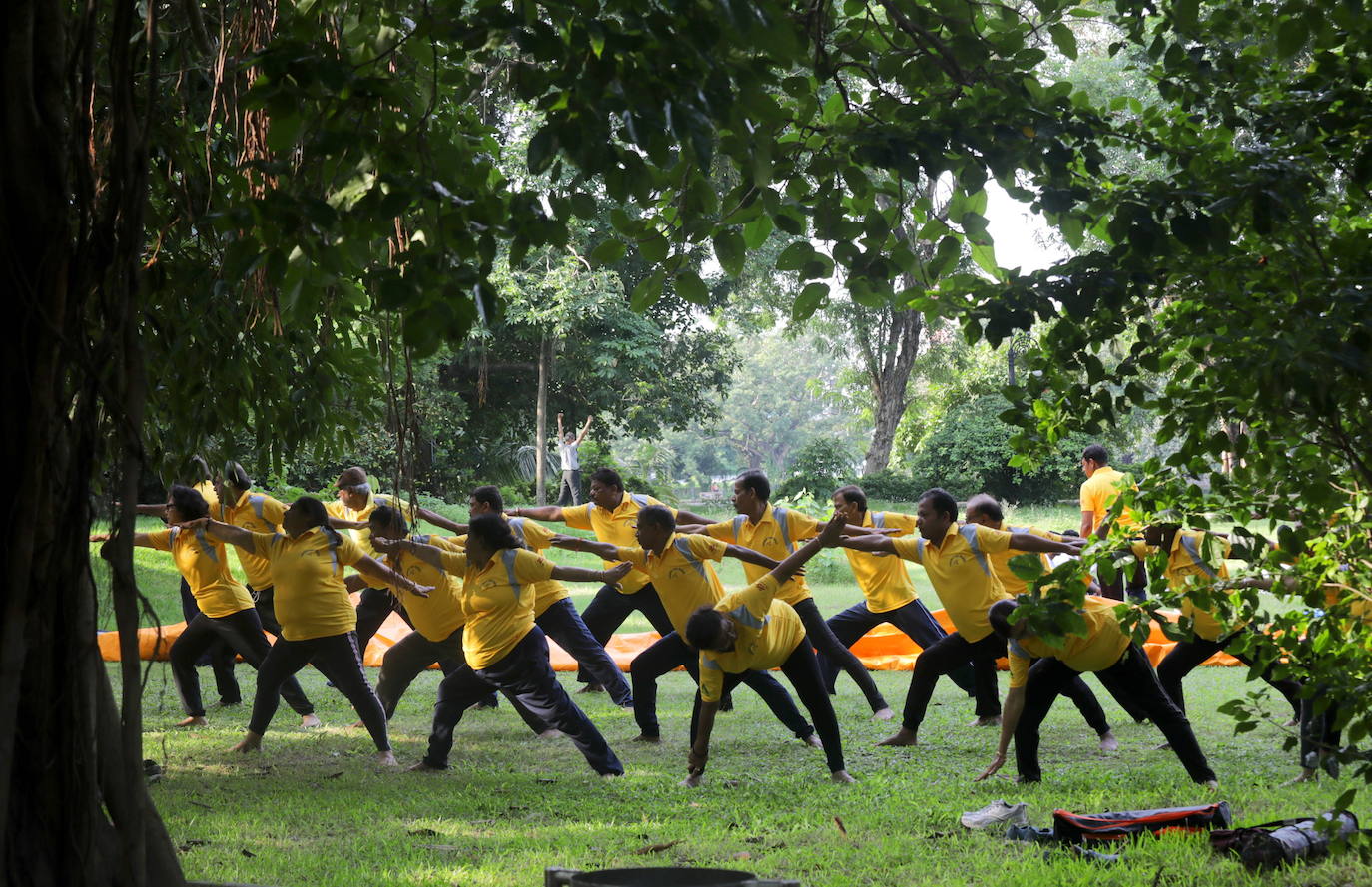 Fotos: La fiesta mundial del yoga