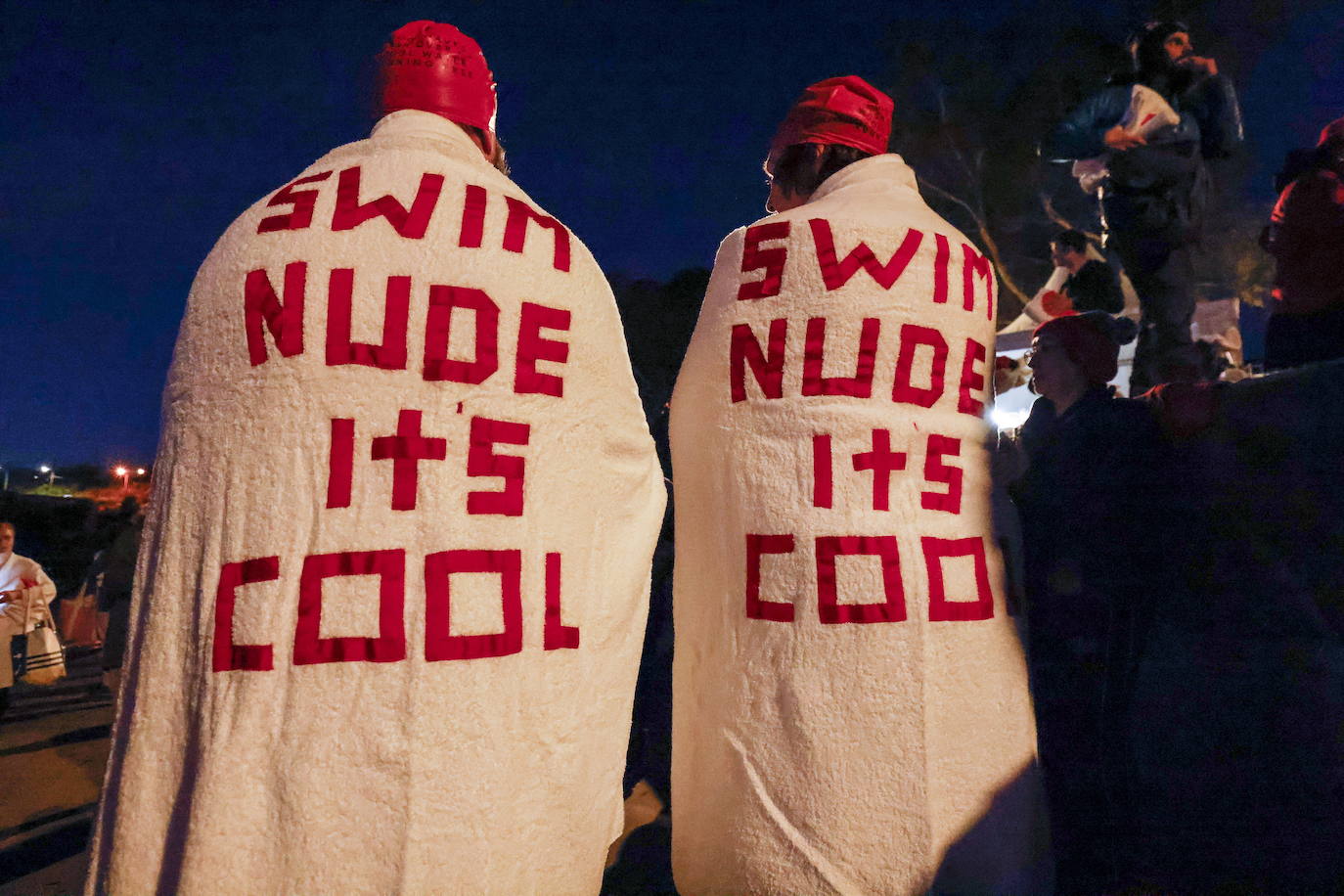 Fotos: Bienvenida nudista al invierno