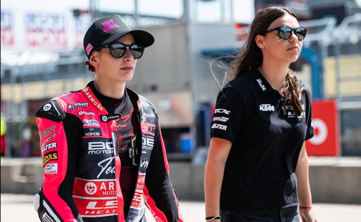 Ana Carrasco, el pasado domingo en Sachsenring.