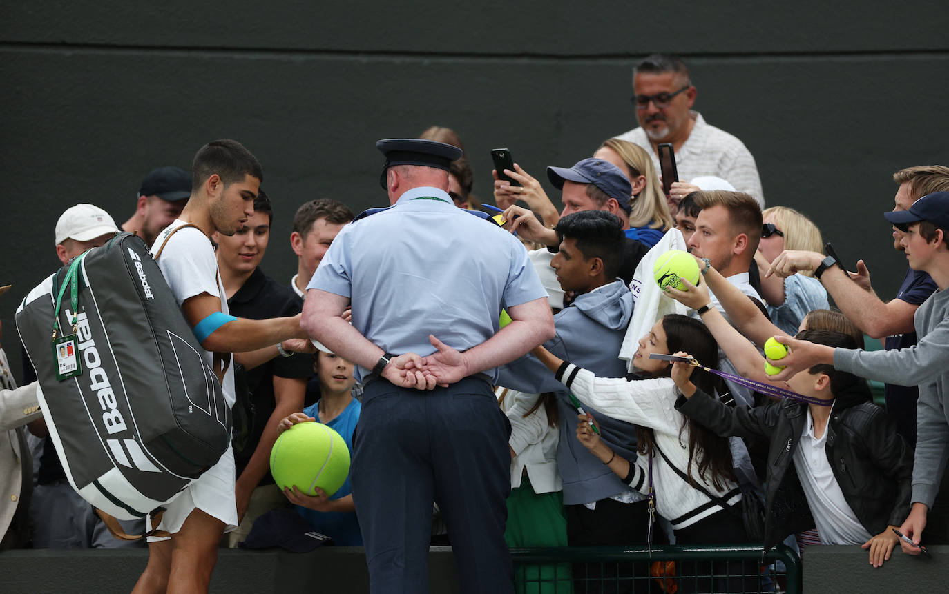 Fotos: La victoria de Carlos Alcaraz ante Struff, en imágenes