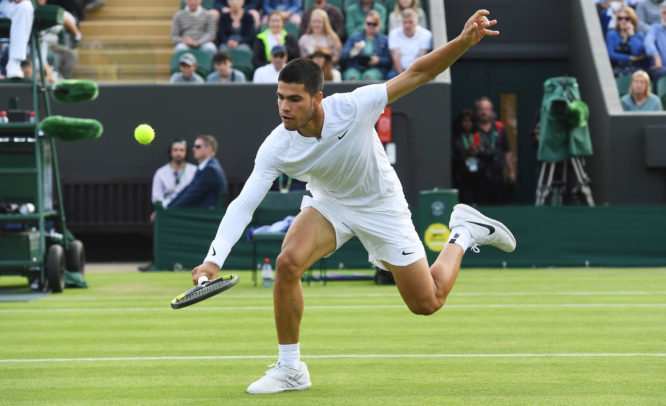 Fotos: Carlos Alcaraz vence a Griekspoor en Wimbledon