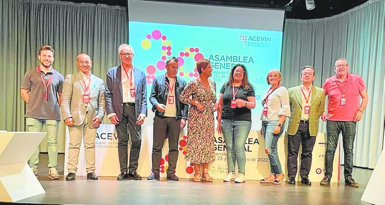 Representantes de las DOP de la Región, en la asamblea de Acevin. 