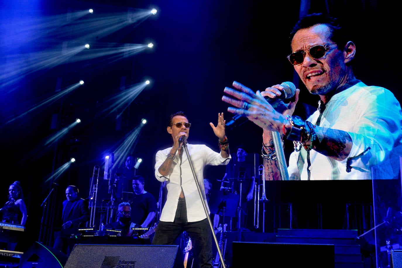 Fotos: El concierto de Marc Anthony en Murcia, en imágenes