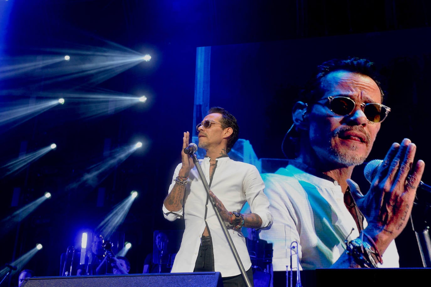 Fotos: El concierto de Marc Anthony en Murcia, en imágenes