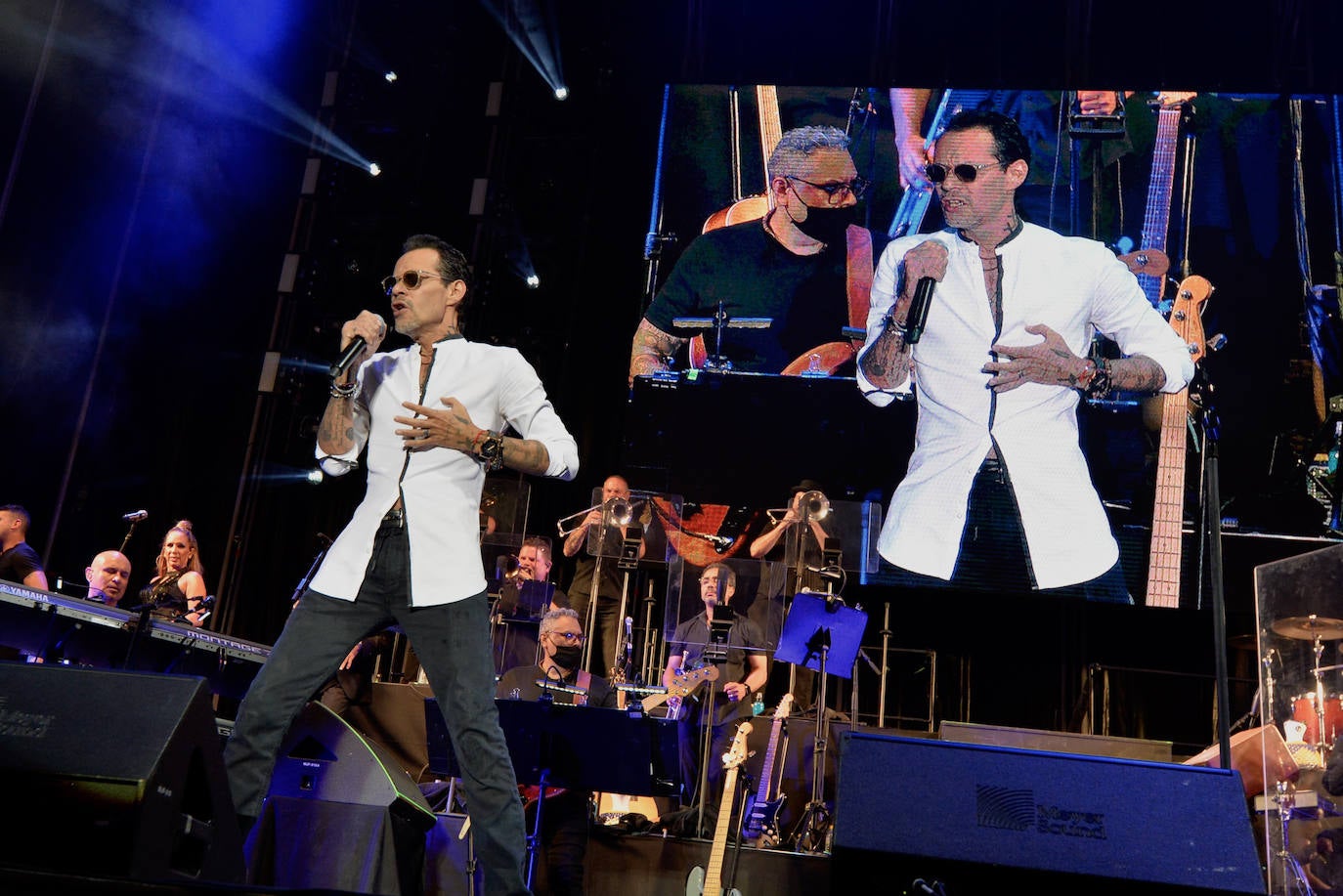 Fotos: El concierto de Marc Anthony en Murcia, en imágenes