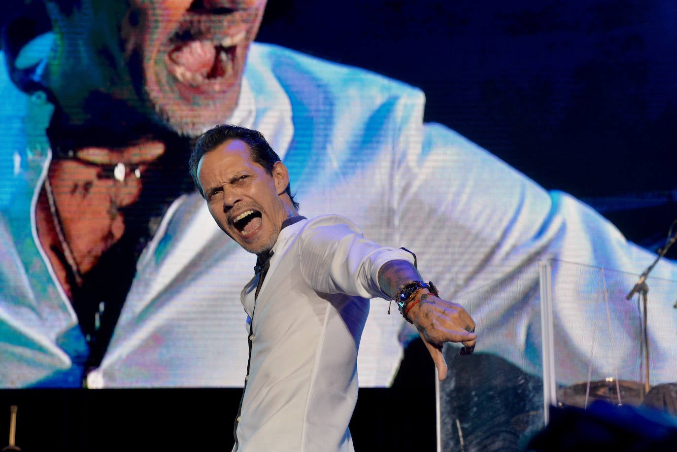 Fotos: El concierto de Marc Anthony en Murcia, en imágenes