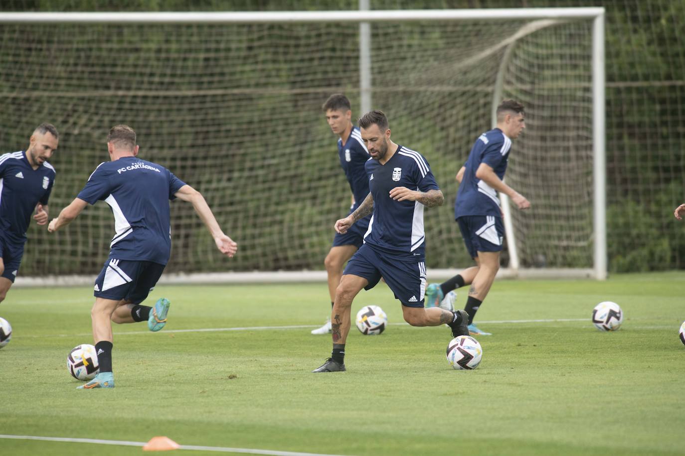 Fotos: Primer entrenamiento del FC Cartagena en La Manga Club