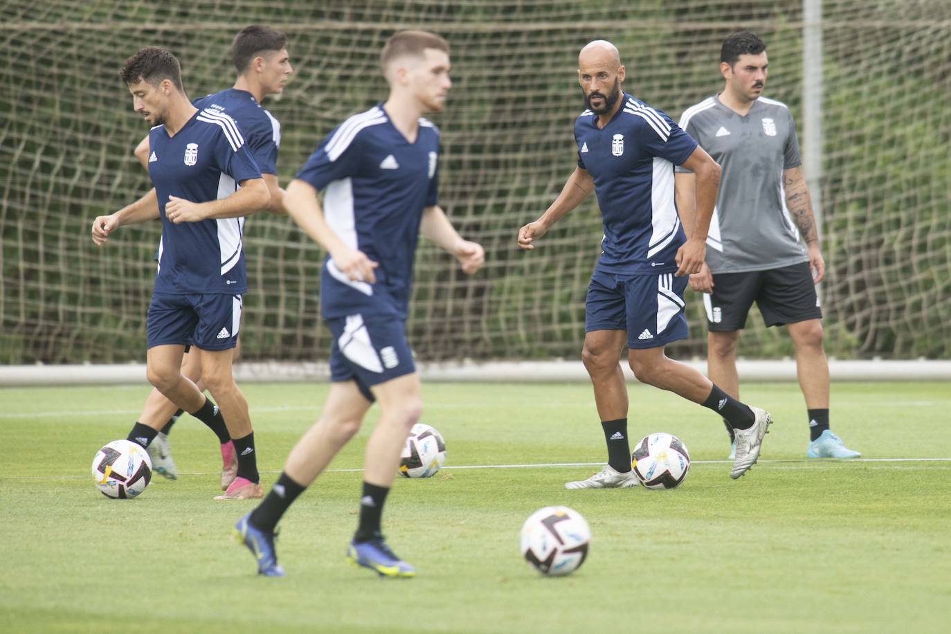 Fotos: Primer entrenamiento del FC Cartagena en La Manga Club