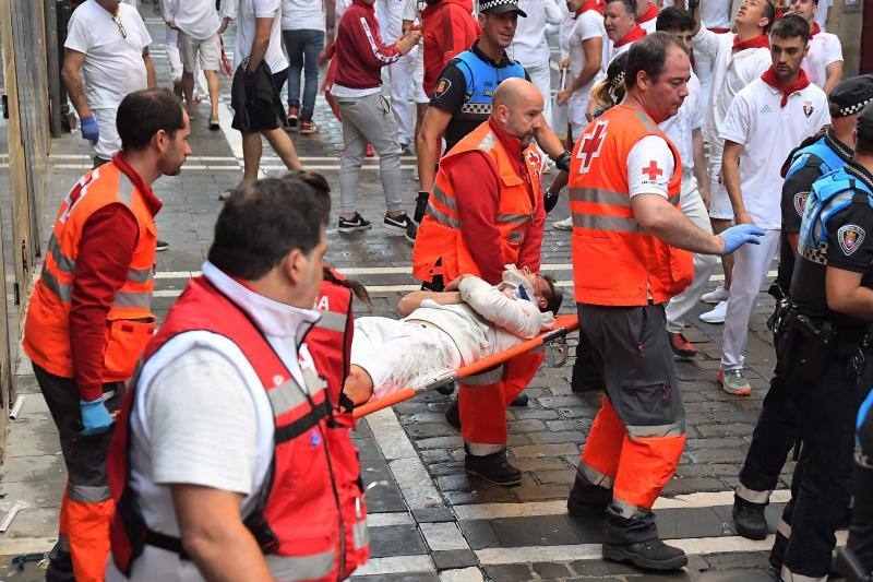 Ocho personas han sido trasladadas al hospital. 