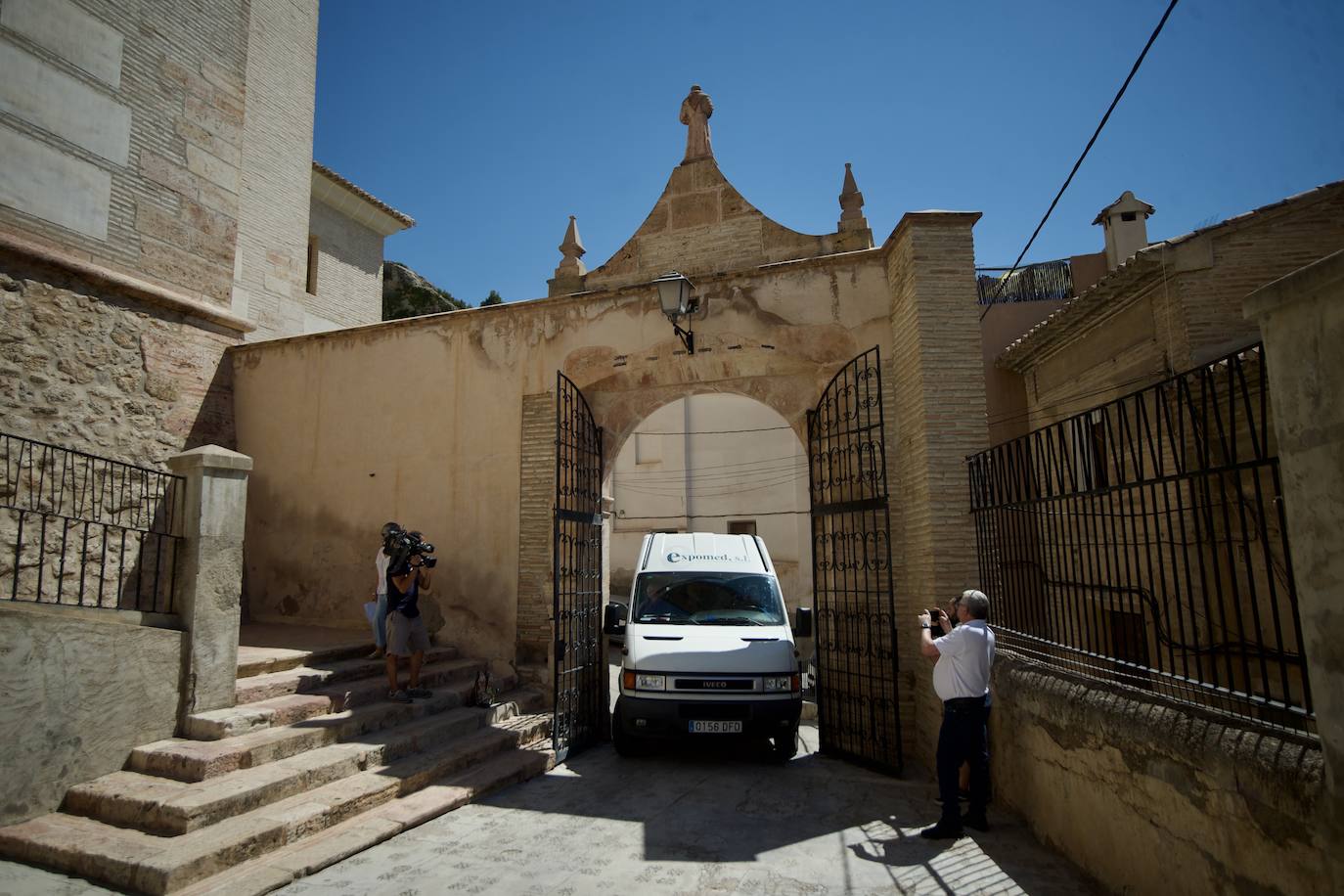 Fotos: La recuperación de las obras que se llevaron de Mula las clarisas después de tres años, en imágenes
