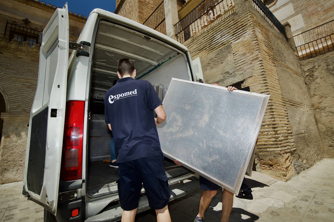 Fotos: La recuperación de las obras que se llevaron de Mula las clarisas después de tres años, en imágenes