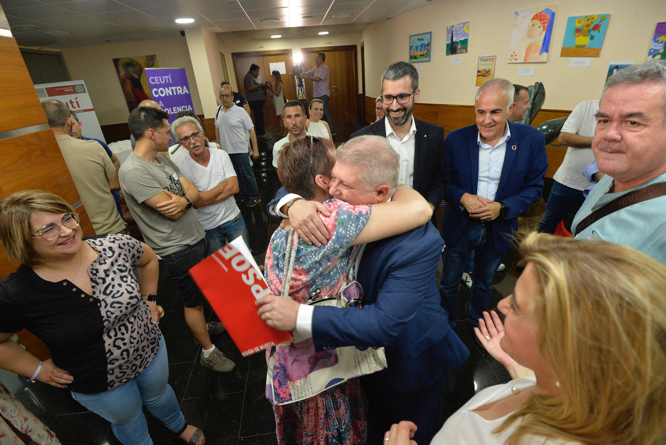 Fotos: Vélez anuncia su intención de ser candidato del PSOE a la presidencia de la Región de Murcia