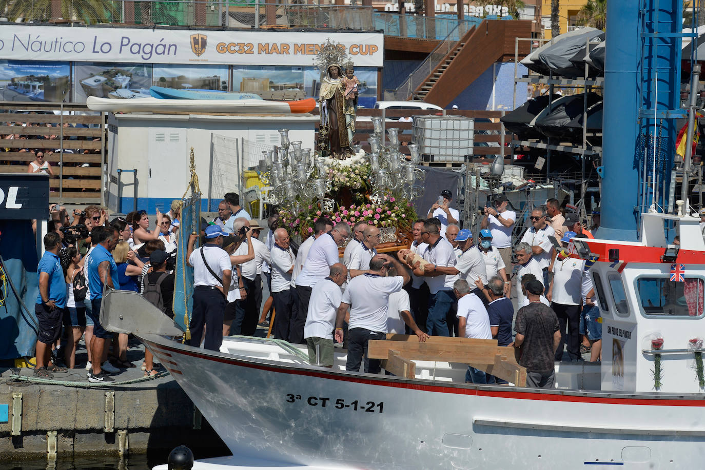 Fotos: La romería de la Virgen del Carmen de San Pedro, en imágenes