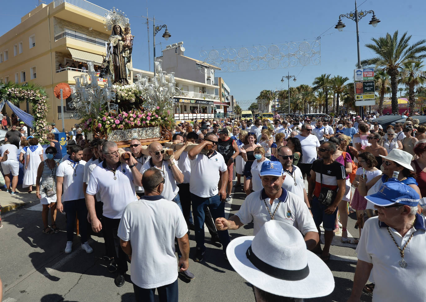 Fotos: La romería de la Virgen del Carmen de San Pedro, en imágenes