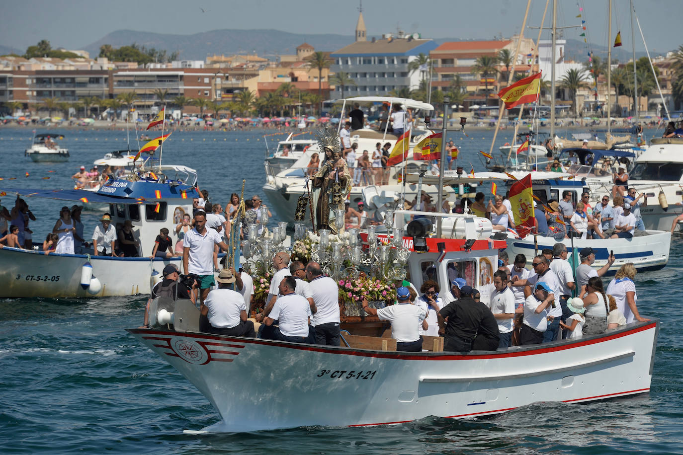 Fotos: La romería de la Virgen del Carmen de San Pedro, en imágenes