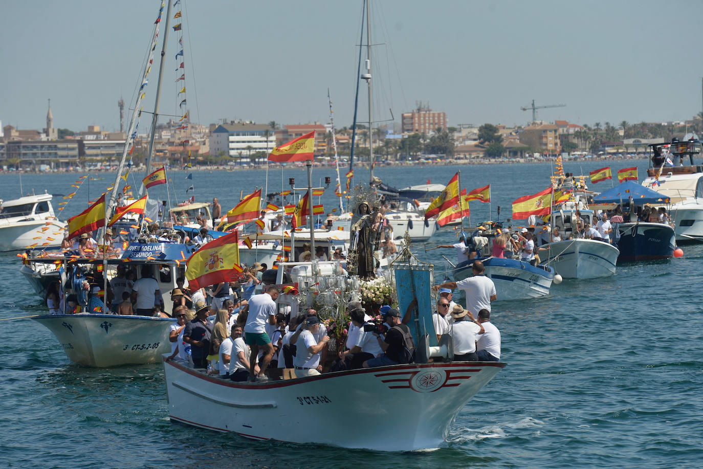 Fotos: La romería de la Virgen del Carmen de San Pedro, en imágenes