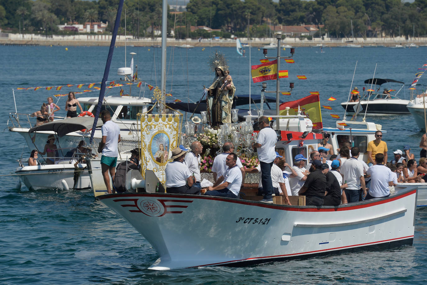Fotos: La romería de la Virgen del Carmen de San Pedro, en imágenes