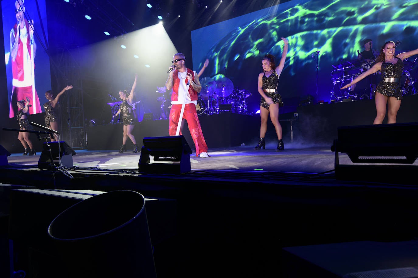 Fotos: Maluma sube la temperatura en Murcia