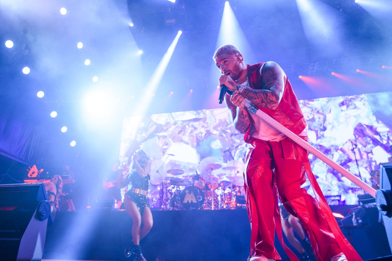 Fotos: Maluma sube la temperatura en Murcia