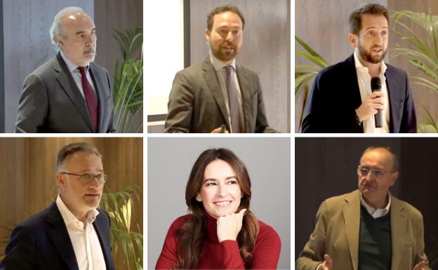Plácido Fajardo, Federico Steinberg, Raúl Berdonés, Ferran Figueras, Marta Ríos y Xavier Marcet. 