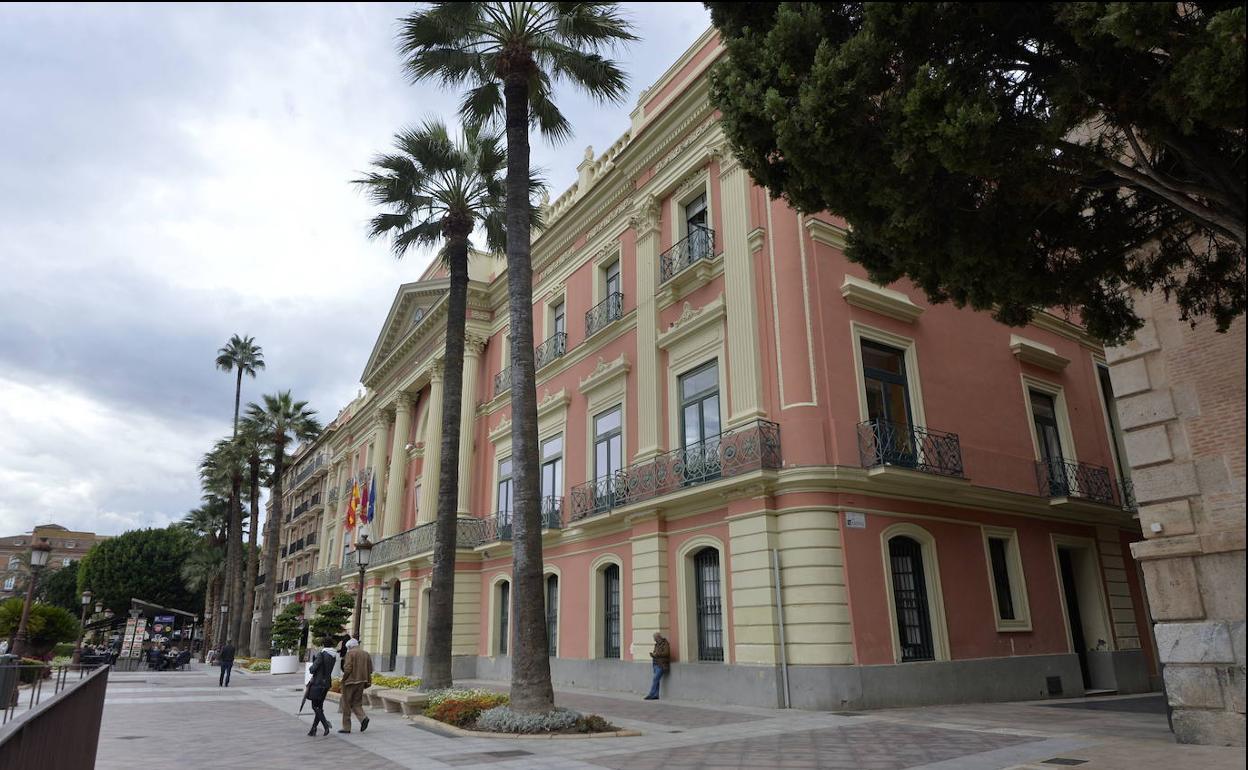 El Ayuntamiento de Murcia, en una fotografía de archivo.