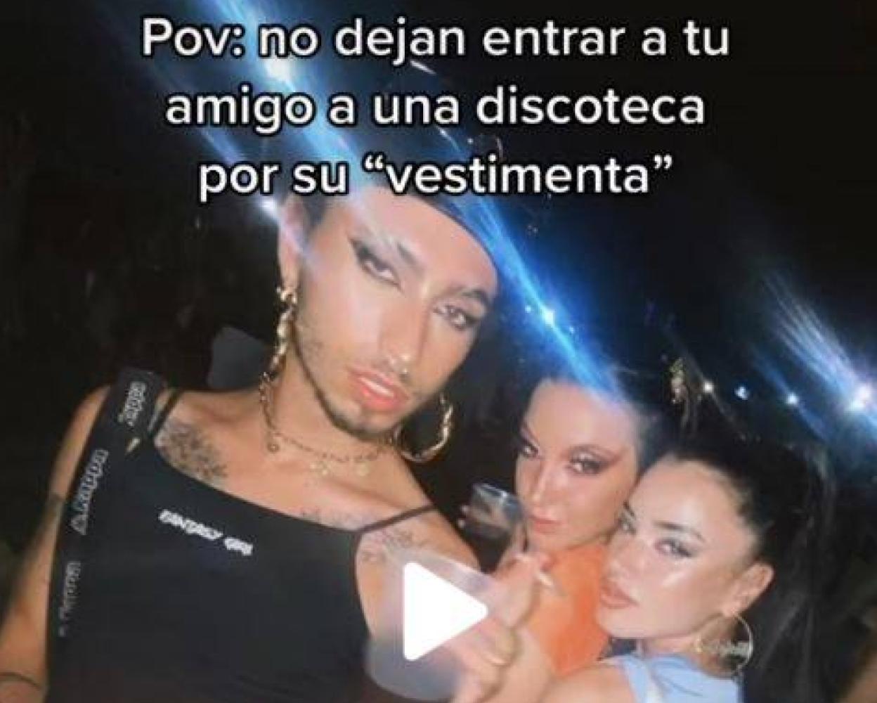 Imagen del vídeo viral de la usuaria @kirabrunett en TikTok. 