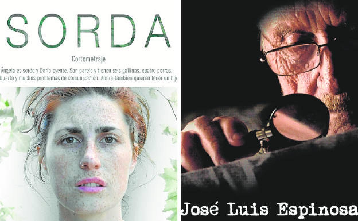 Cartel de 'Sorda' y de 'José Luis Espinosa...'