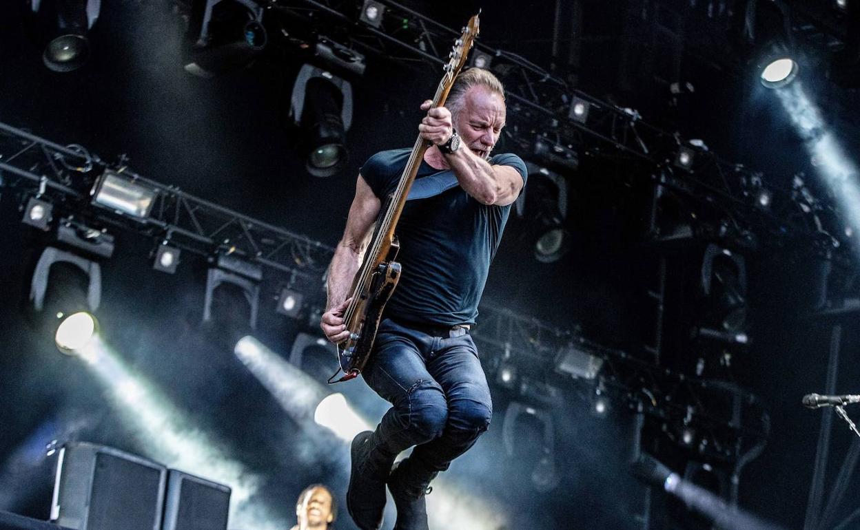 Sting, durante un concierto, en una imagen de archivo. 