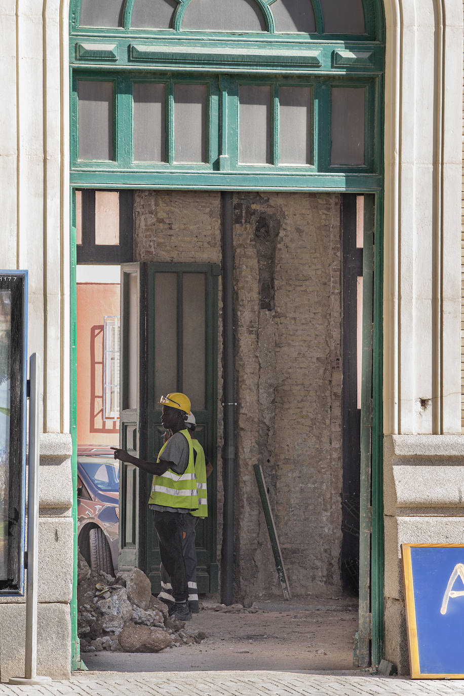 Fotos: Obras de rehabilitación de la estación de trenes de Cartagena