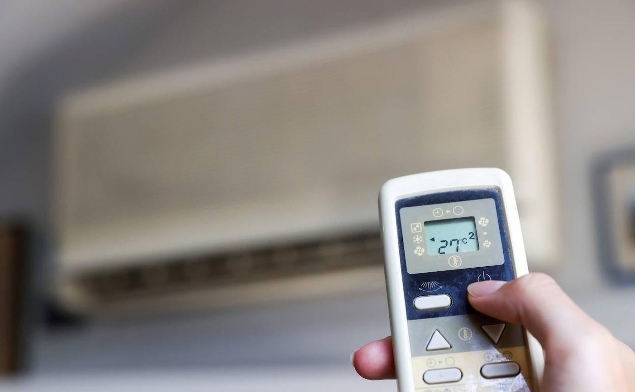 Un aparato de aire acondicionado en una imagen de archivo. 