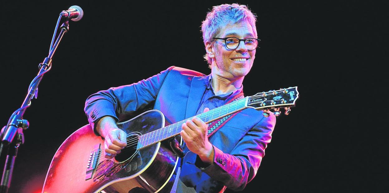 Ariel Rot (Buenos Aires, 1960), en un concierto en el Auditorio Víctor Villegas, en una de sus últimas visitas a la Región de Murcia. 