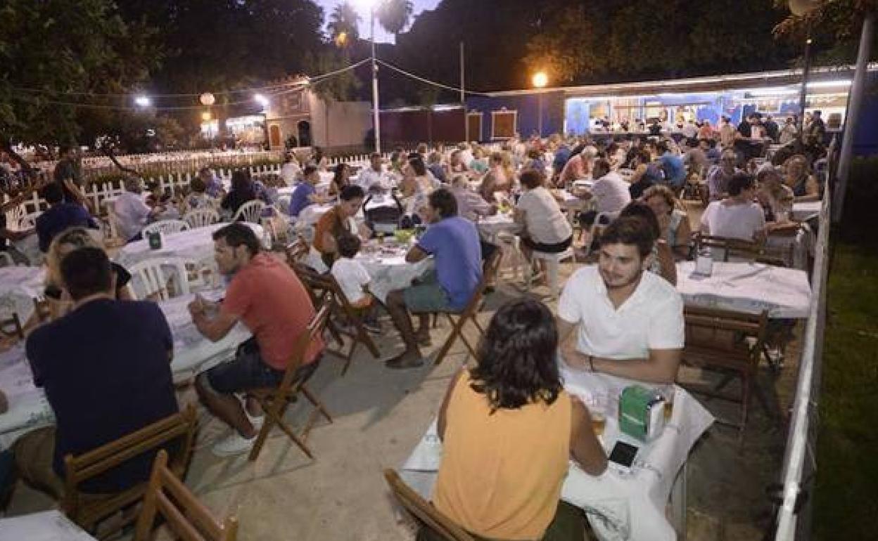 Uno de los huertos de la Feria de Murcia, en una imagen de archivo.